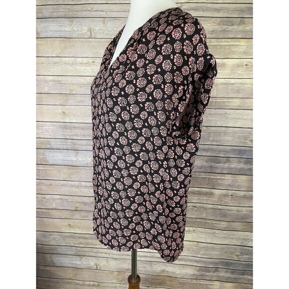 Pleione Small Popover Blouse Floral Medallion - Picture 3 of 9